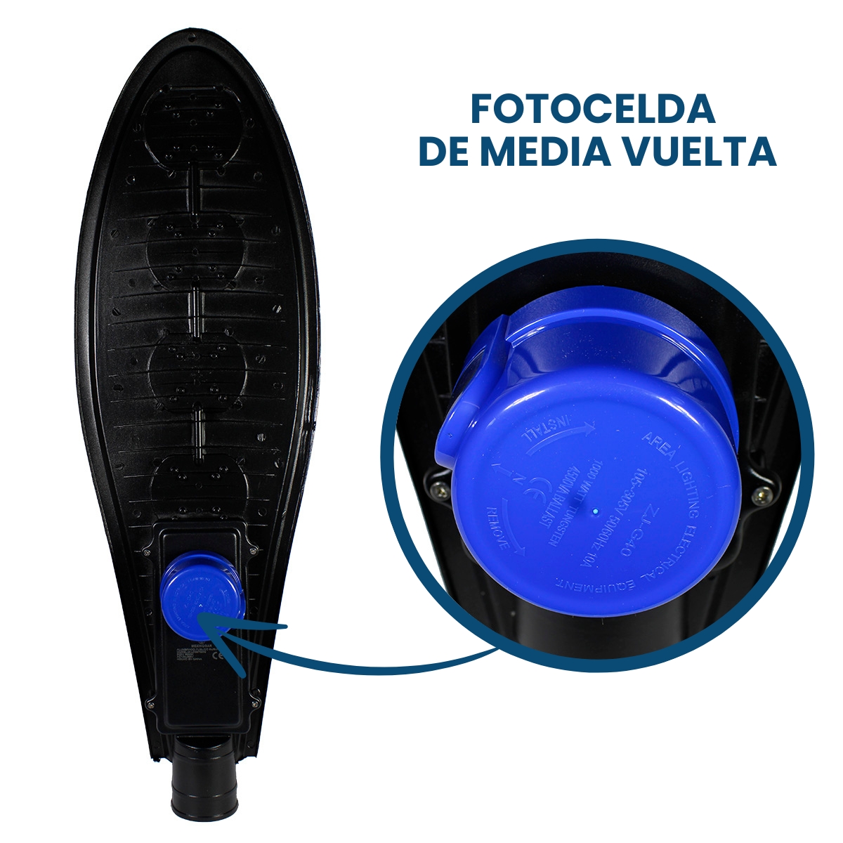 Lámpara suburbana 200W con supresor de picos