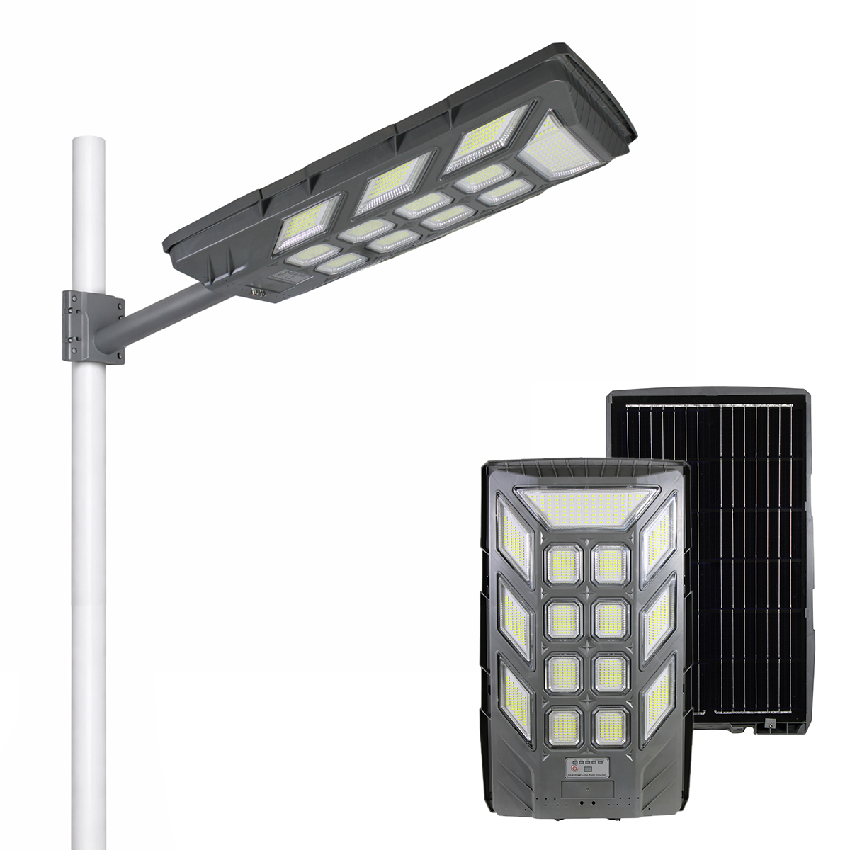 Lámpara Solar LED 1200W para Áreas Exteriores