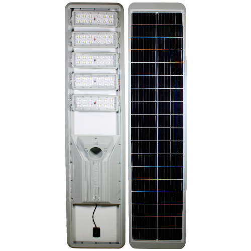 Lámpara Solar 500W Color Gris Ideal para Calles