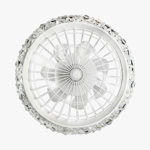 Ventilador LED Decorativo 70W con Control Remoto