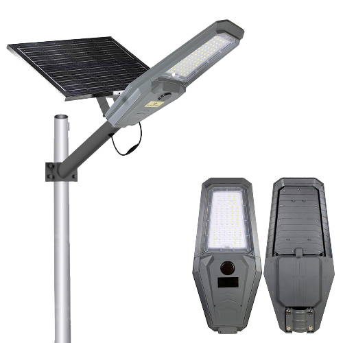 Lámpara Solar 500W Tipo Acorazado con Control Remoto