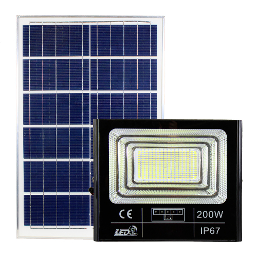 Reflector Solar LED Todo en Uno de 200W MEXIHOGAR