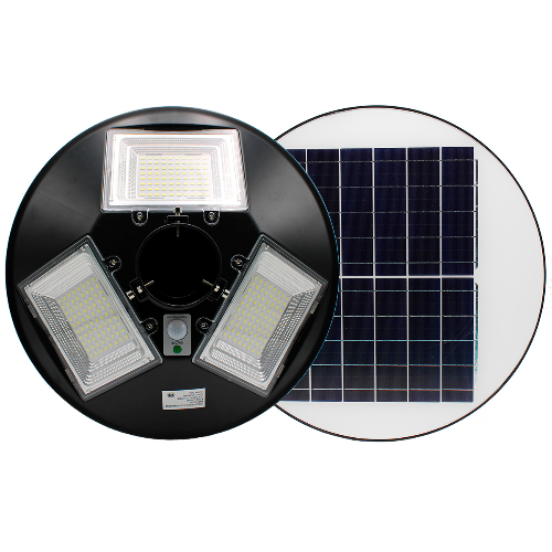Lámpara Solar 100W Punta de Poste Ideal para Espacios Verdes 