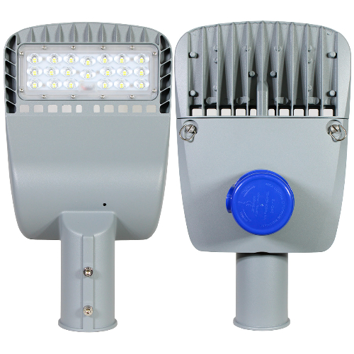 Lámpara Suburbana con Fotocelda Media Vuelta 50W