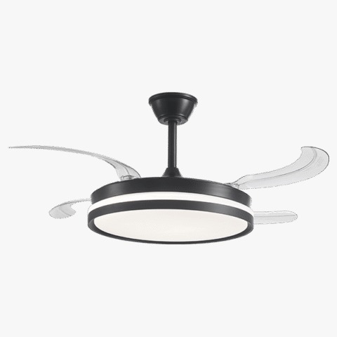 Ventilador LED Retráctil 70W IV410C | Diseño Exclusivo con Iluminación Integrada