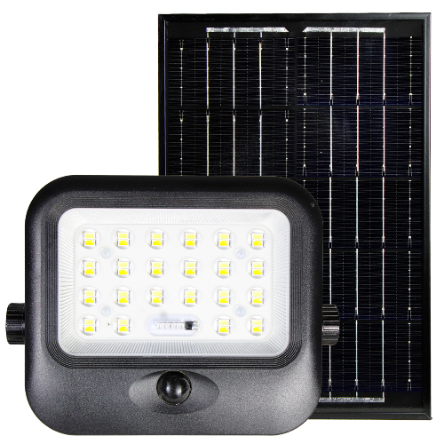 Reflector Solar 100W Exterior Automático con Sensor de Movimiento
