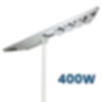 Lámpara Solar 400W Gran Alcance y Durabilidad IP65
