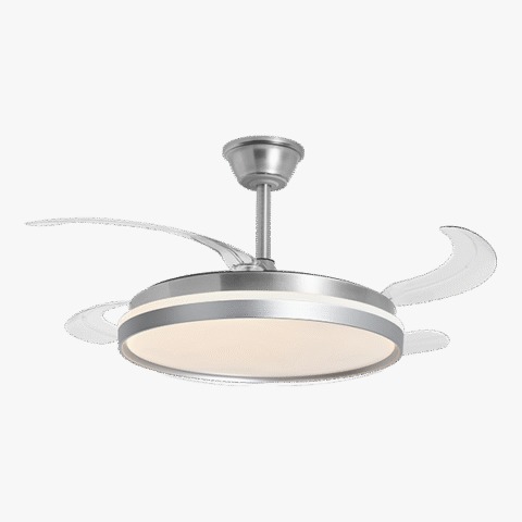 Ventilador LED IV411C Decorativo 70W Color Plata