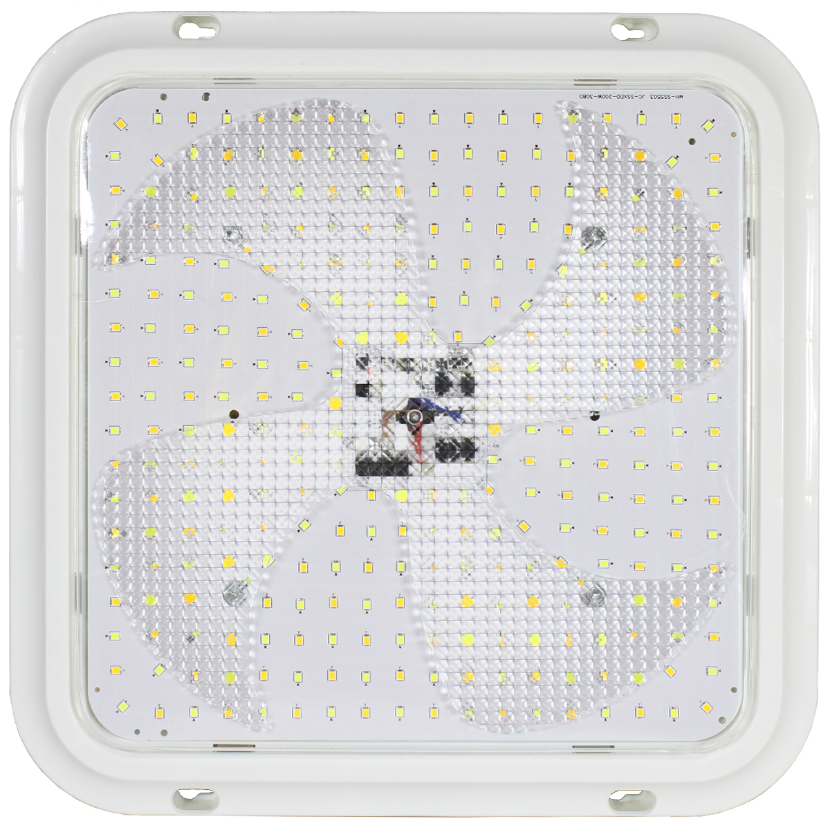  Lámpara Solar Plafón LED 100W con Panel Solar Independiente