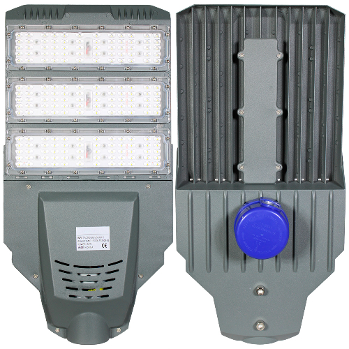 Lámpara Eléctrica 150W Gris con Fotocelda de Media Vuelta