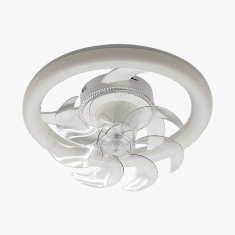 Ventilador LED Decorativo 56W Diseño Compacto