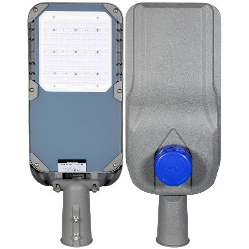 Lámpara Suburbana con Fotocelda Media Vuelta y LEDs C/Minilupa Convexo 100W