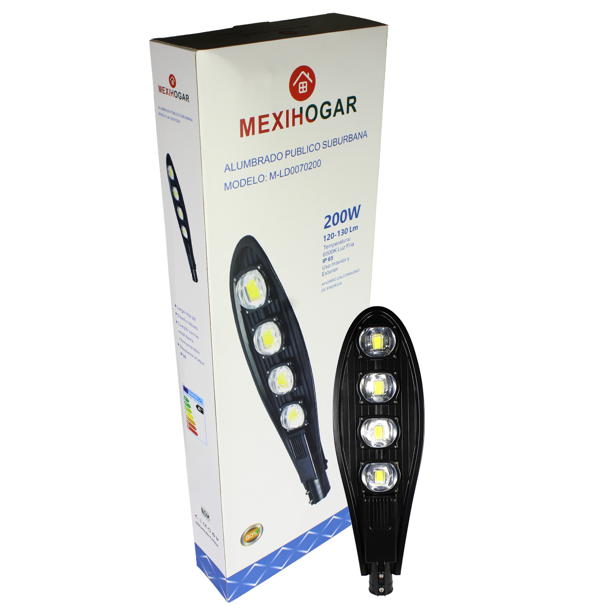 Lámpara suburbana 200W con supresor de picos