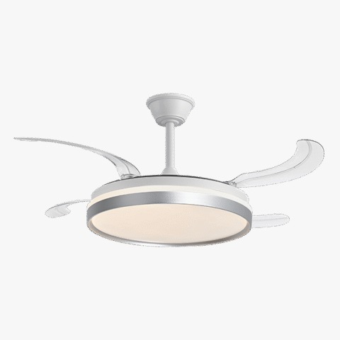 Ventilador LED Retráctil 70W IV407C | Diseño Contemporáneo de Alta Calidad
