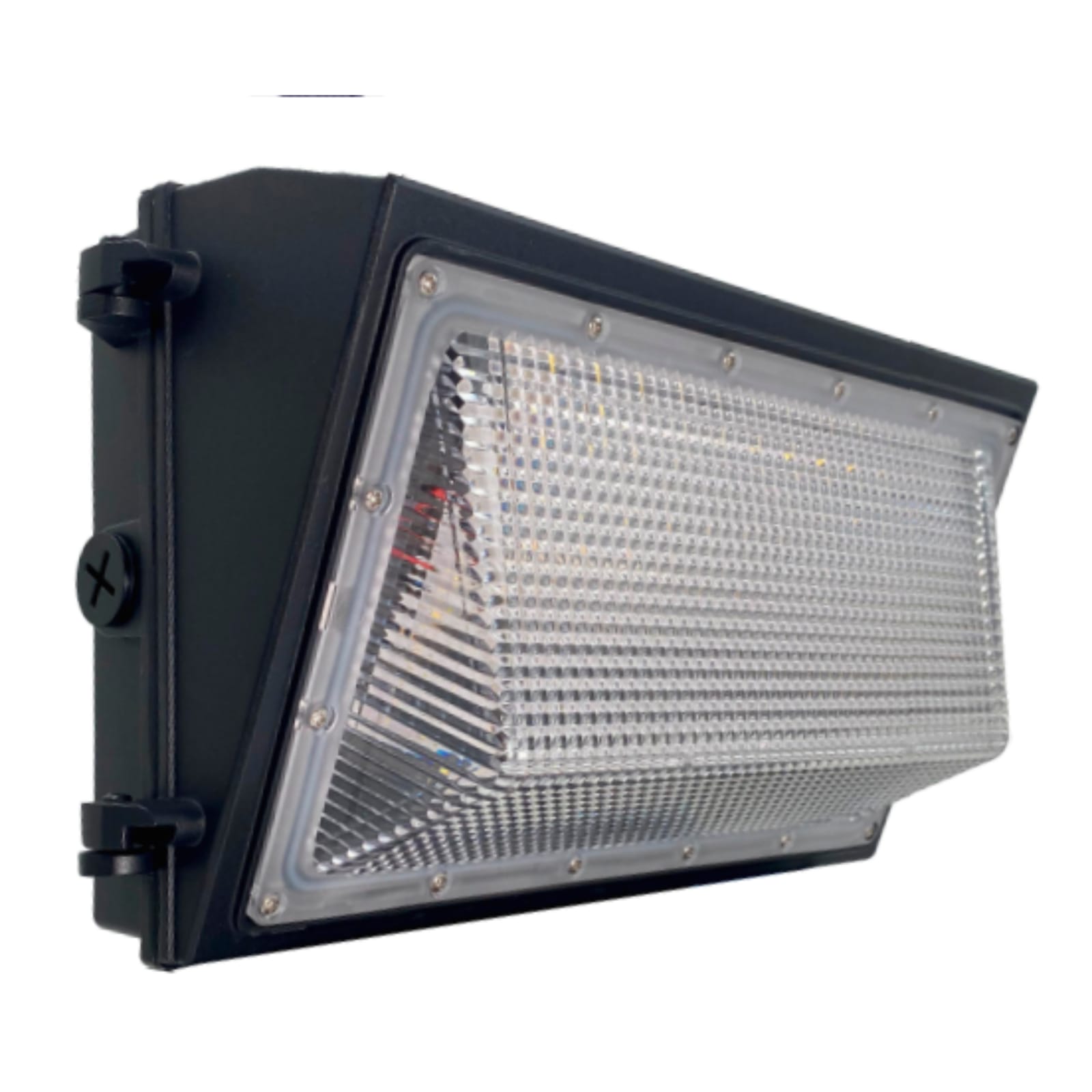Wall Pack LED 60W color negro Iluminación Exterior Potente y Eficiente