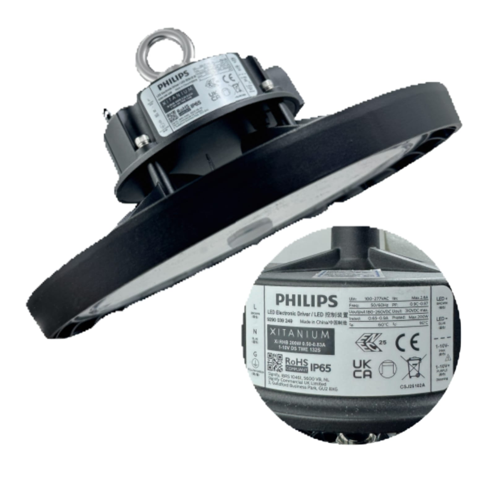 Campana Industrial LED Potencia Ajustable 120/160/200W