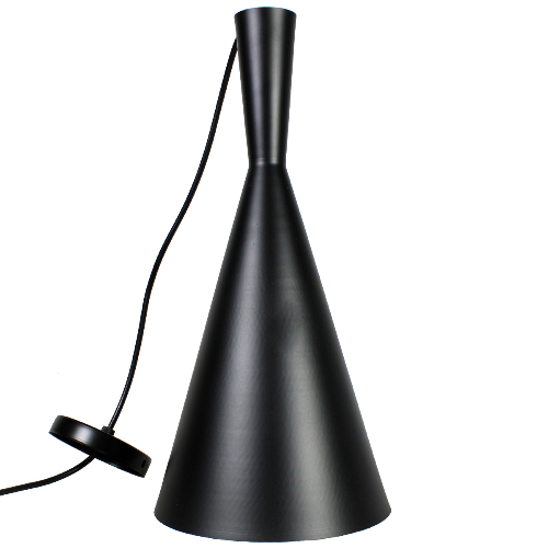 Lámpara Colgante Decorativa Negra Diseño Minimalista