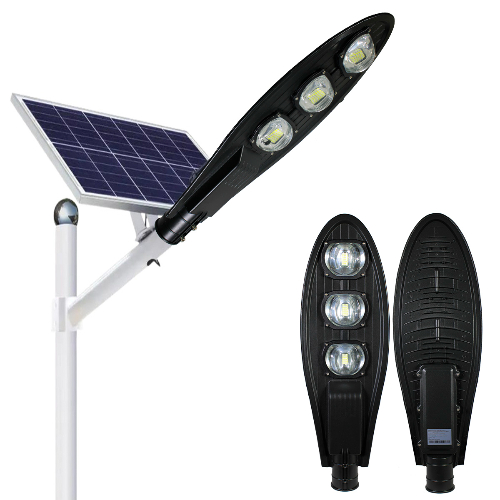  Lámpara Solar 200W Tipo Ballena con Panel Externo