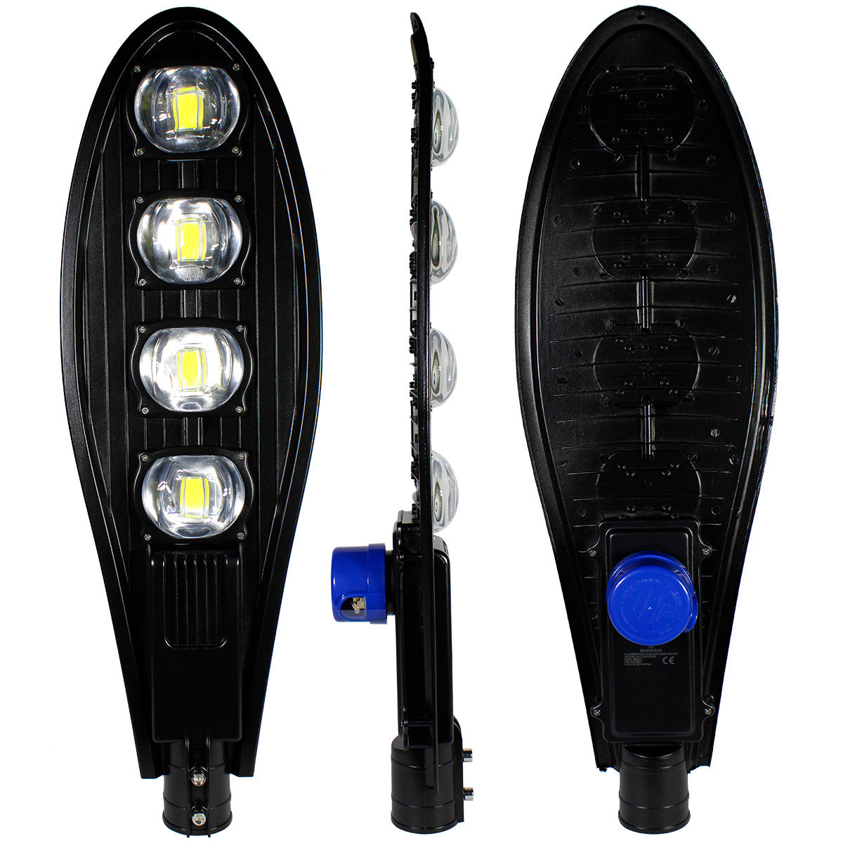 Lámpara Suburbana LED Tipo Cobra 200W con Fotocelda de Media Vuelta