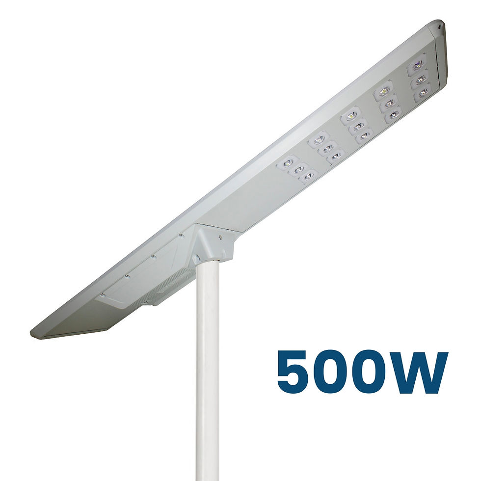 Lámpara Solar All In One 500W con Indicador de Carga