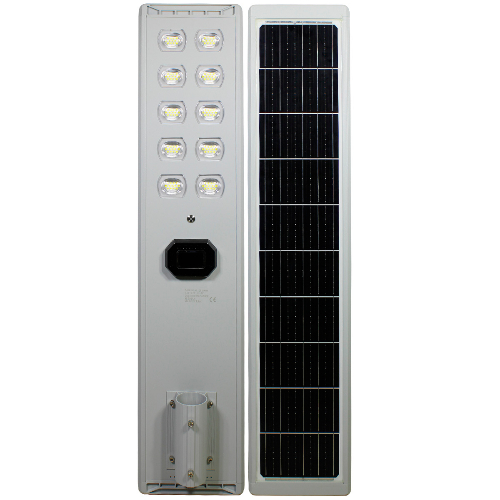 Lámpara Solar LED Exterior Todo en Uno de 300W Sensor de Movimiento
