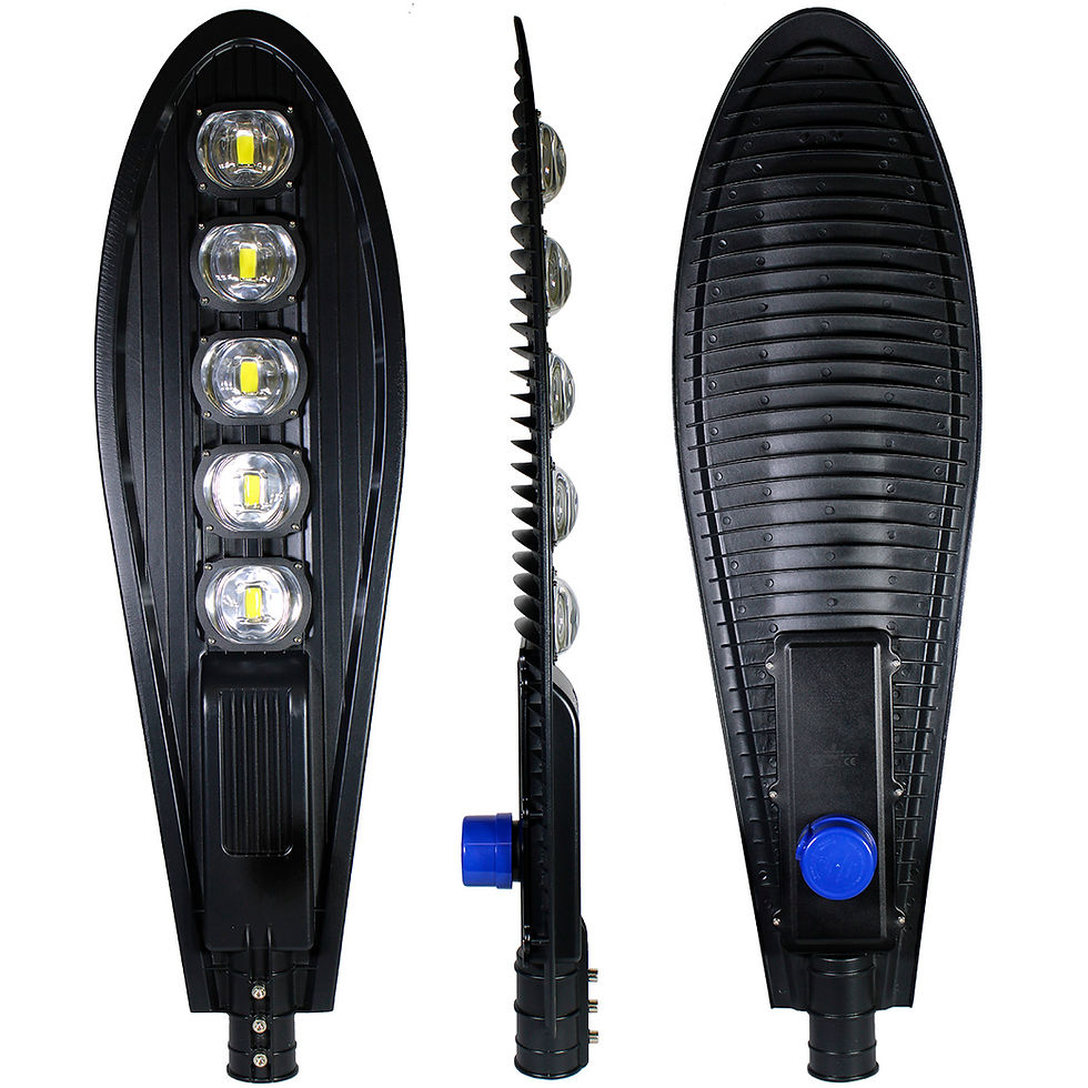 Lámpara Suburbana LED Tipo Cobra 250W con Fotocelda de Media Vuelta