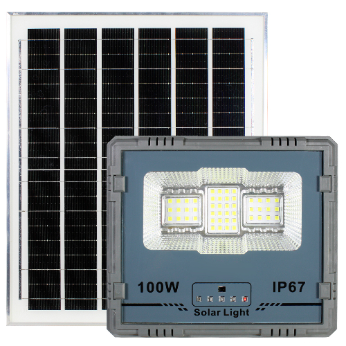 Reflector Solar LED 100W Alta Dirección de Iluminación MEXIHOGAR