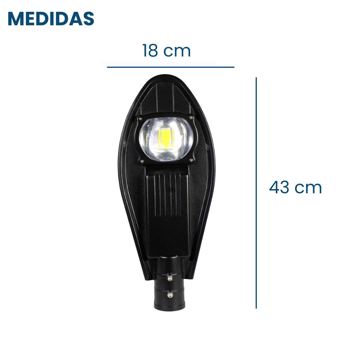 Lámpara suburbana 50W con supresor de picos