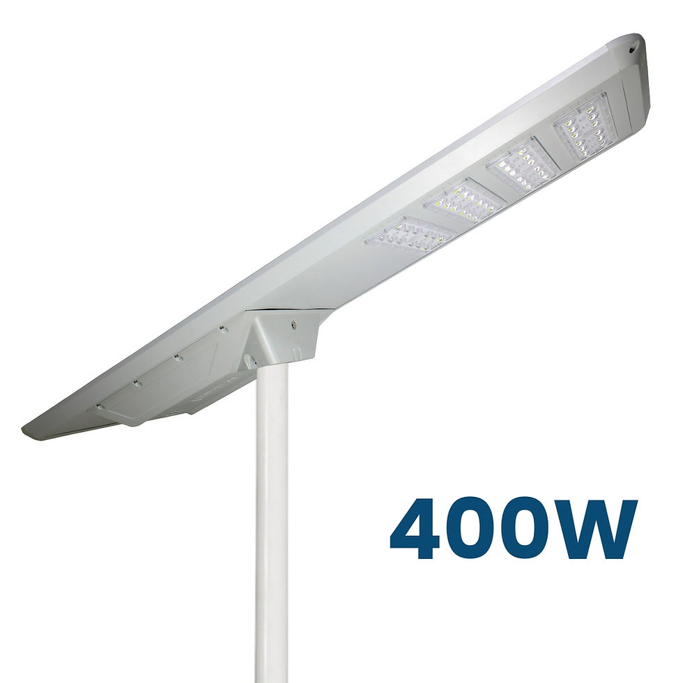 Lámpara Solar LED All In One Premium 400W para Exterior
