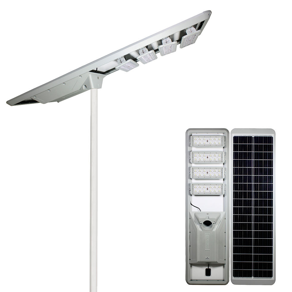 Lámpara Solar 400W Gran Alcance y Durabilidad IP65