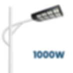 Lámpara Solar 1000W de Alta Resistencia para Avenidas y Exteriores