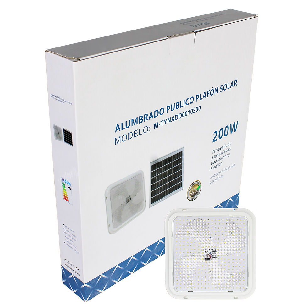 Miniatura: Lámpara Plafón Solar 200W para Alumbrado Publico