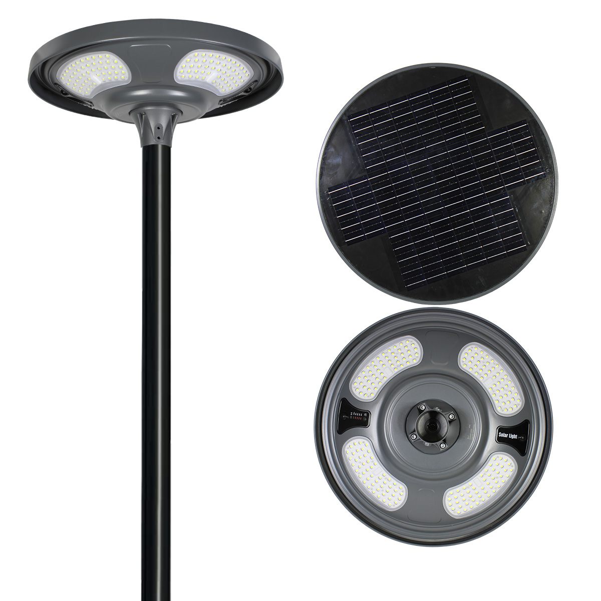 Lámpara Solar LED 400w con Control Remoto y Sensor