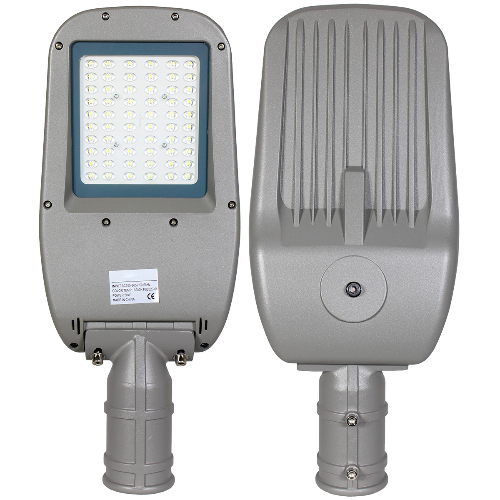 Lámpara Suburbana con Fotocelda Ojillo y LEDs C/Minilupa Convexo 50W