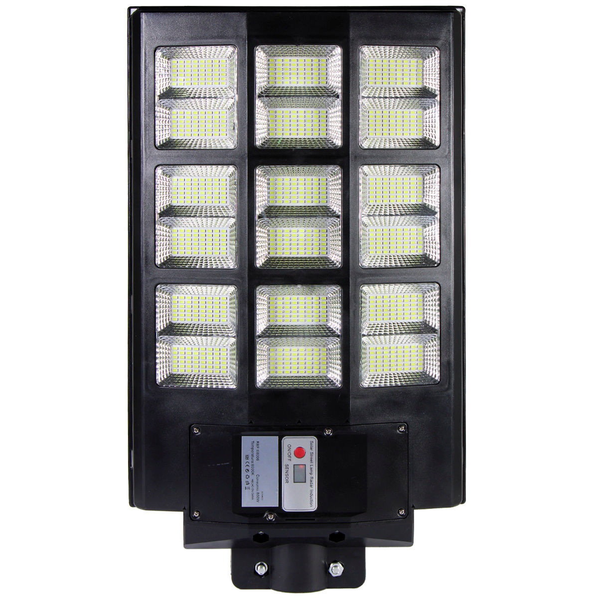 Lámpara Solar LED 800W de Gran Alcance Ideal para Zonas Viales