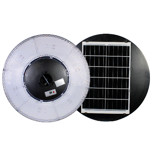Lámpara Solar Punta de Poste 250W con Sensor y Control Remoto