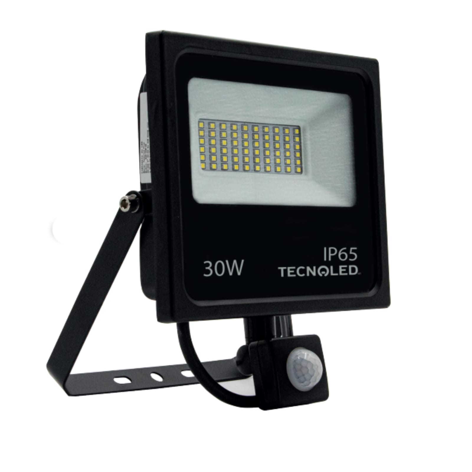 Reflector LED 30W Smart Sensor Black Iluminación que Detecta Cada Movimiento