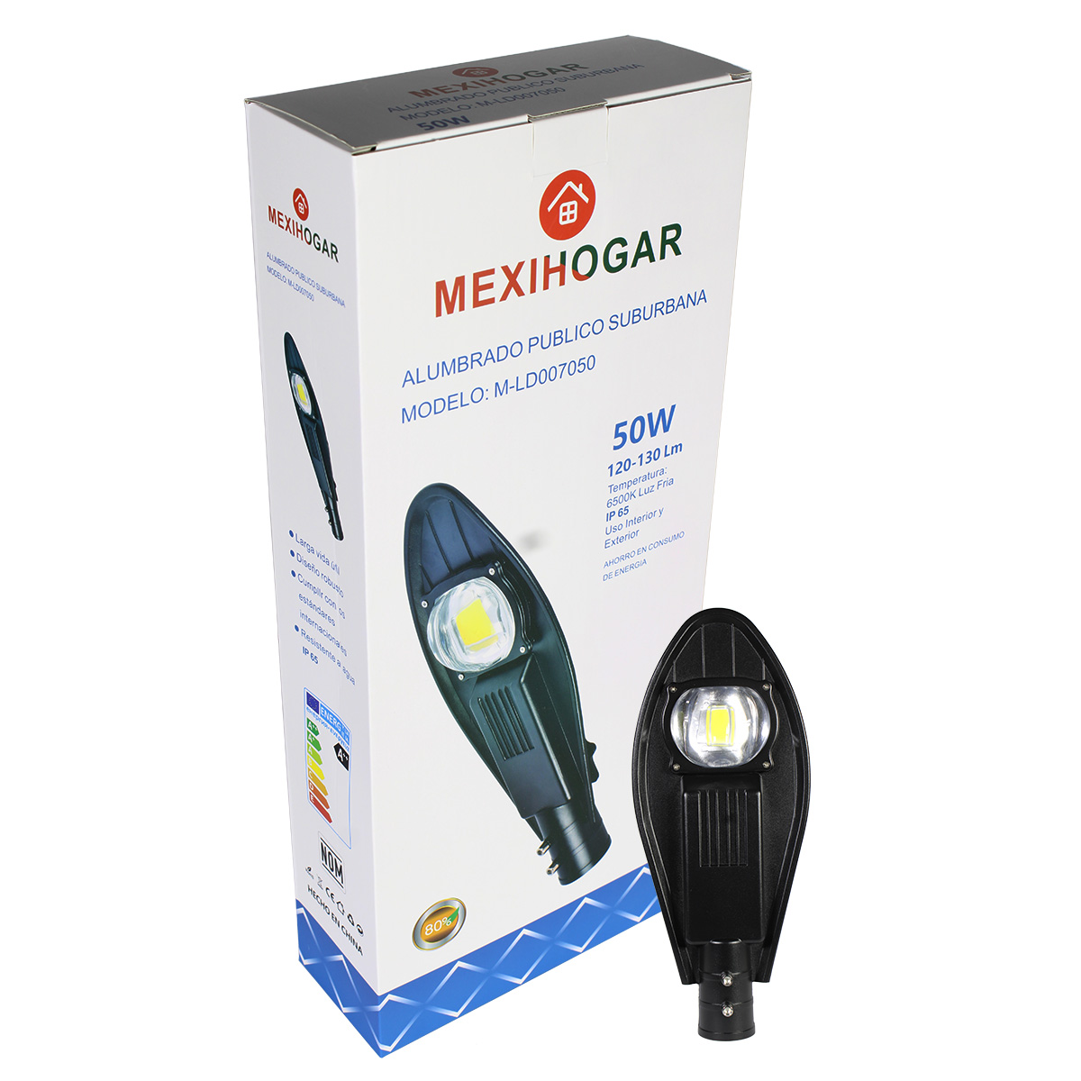 Lámpara suburbana 50W con supresor de picos