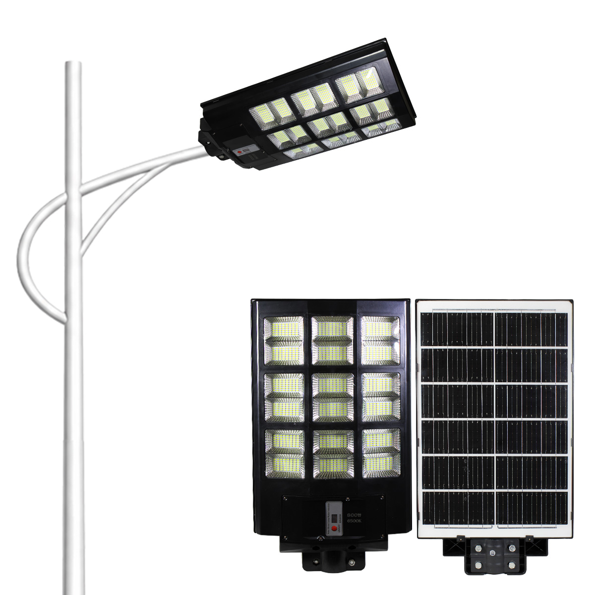 Lámpara Solar 800W con Iluminación de Alto Desempeño