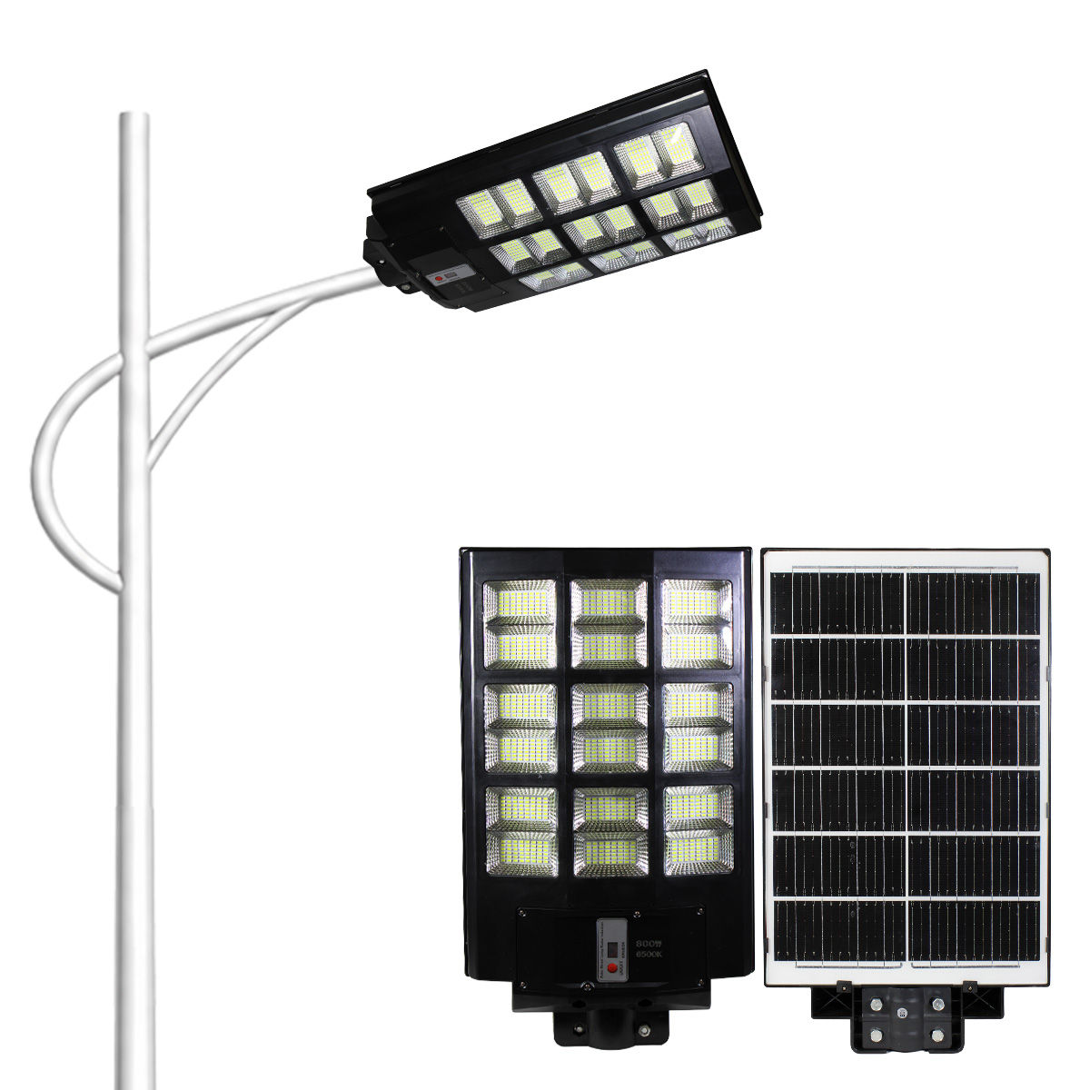 Lámpara Solar 800W con Iluminación de Alto Desempeño