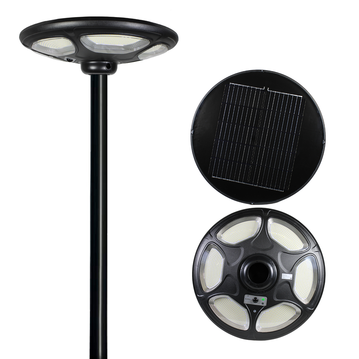 Lámpara Solar LED 250w Ultra Brillante Espacios Abiertos