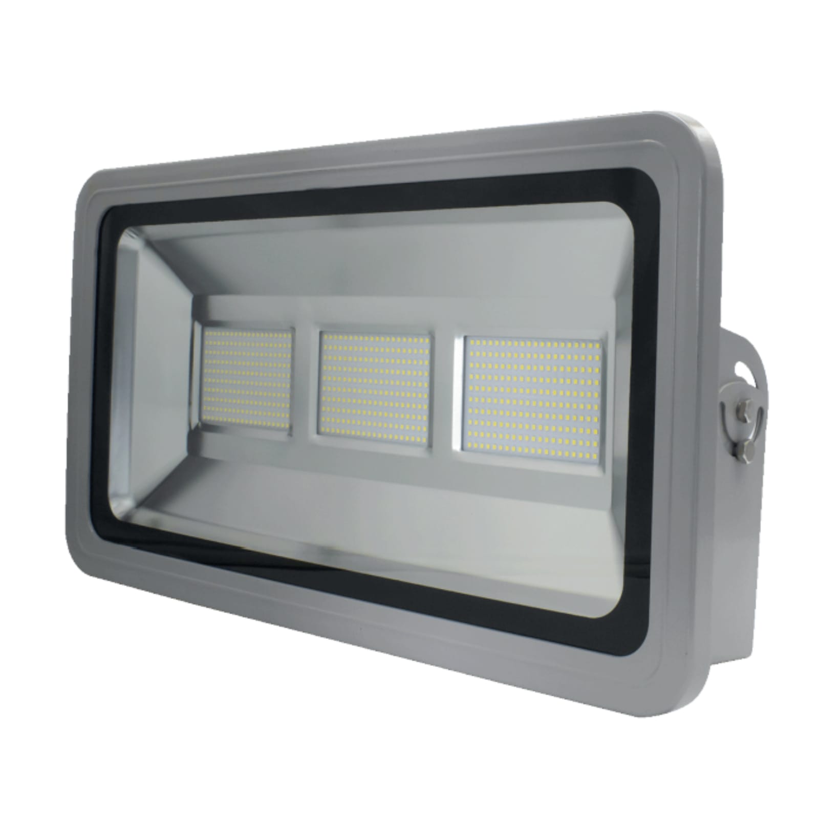 Reflector LED Color Gris 300W Alta Potencia para Canchas Deportivas