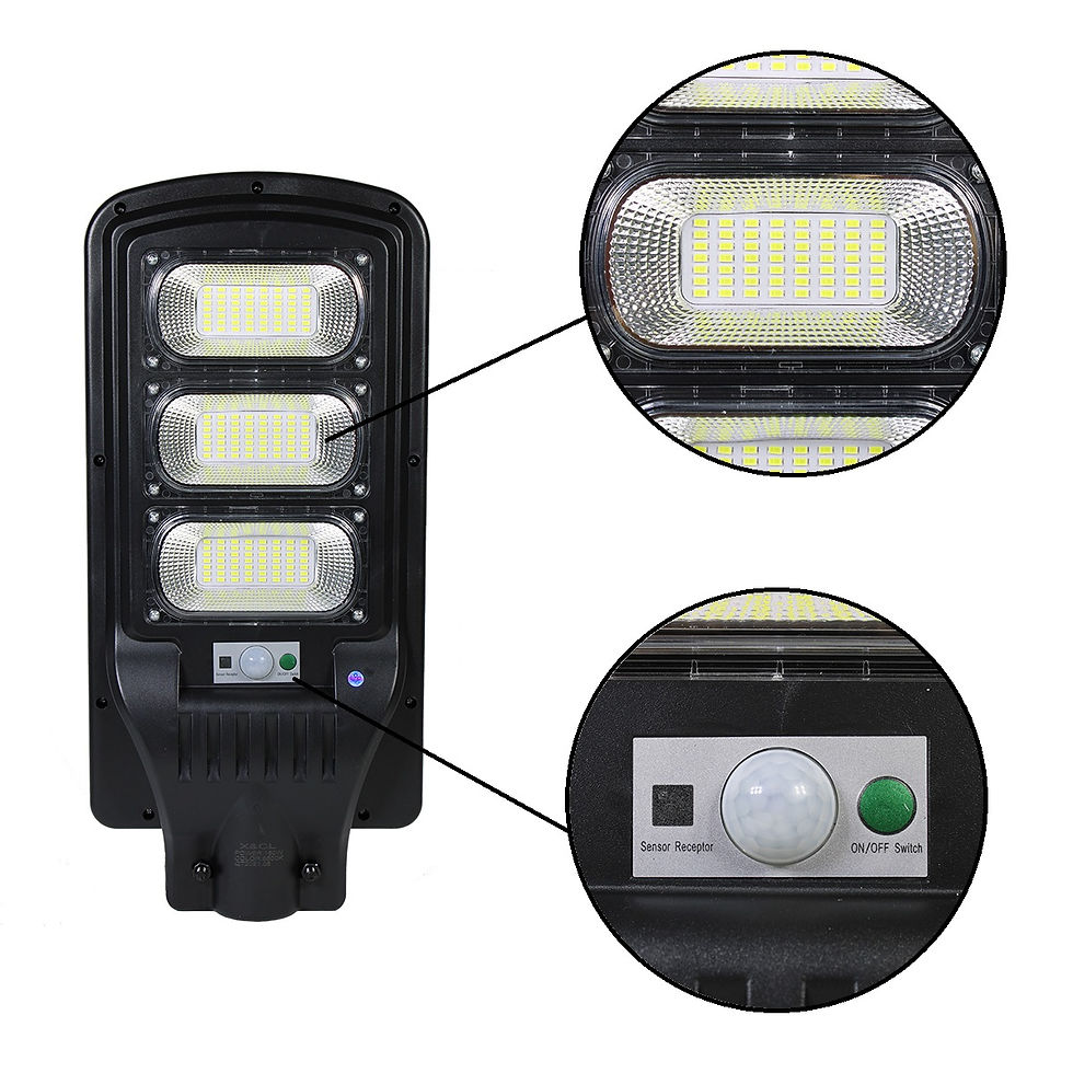Lámpara Solar 150W Ideal para Parques