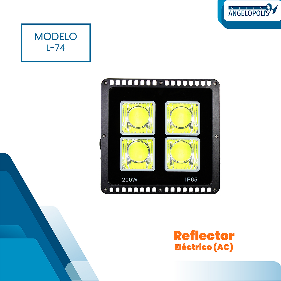 Vista Principal Reflector de Corriente Eléctrica LED de 200W Alta Potencia