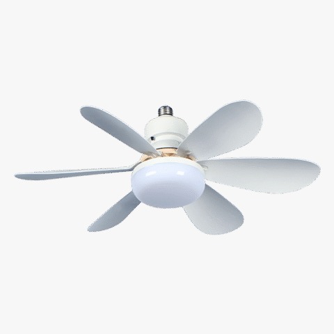 Ventilador LED Estándar Blanco 26W con Aspas Fijas