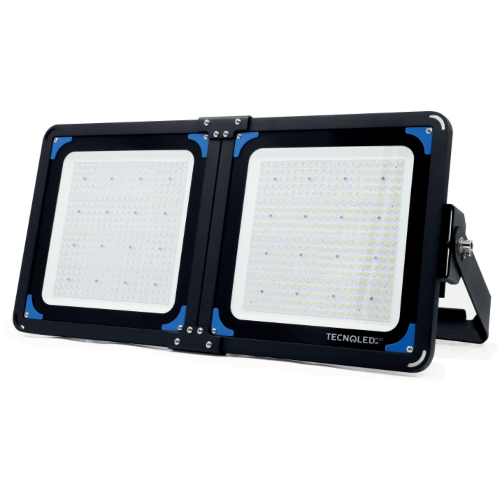 Reflector LED 500W Doble Pantalla Negro con Detalles Azules