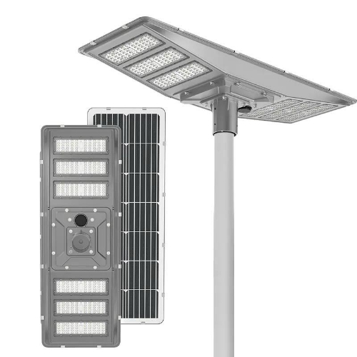 Lámpara Solar LED Exterior Todo en Uno de 300W Bilateral Industrial