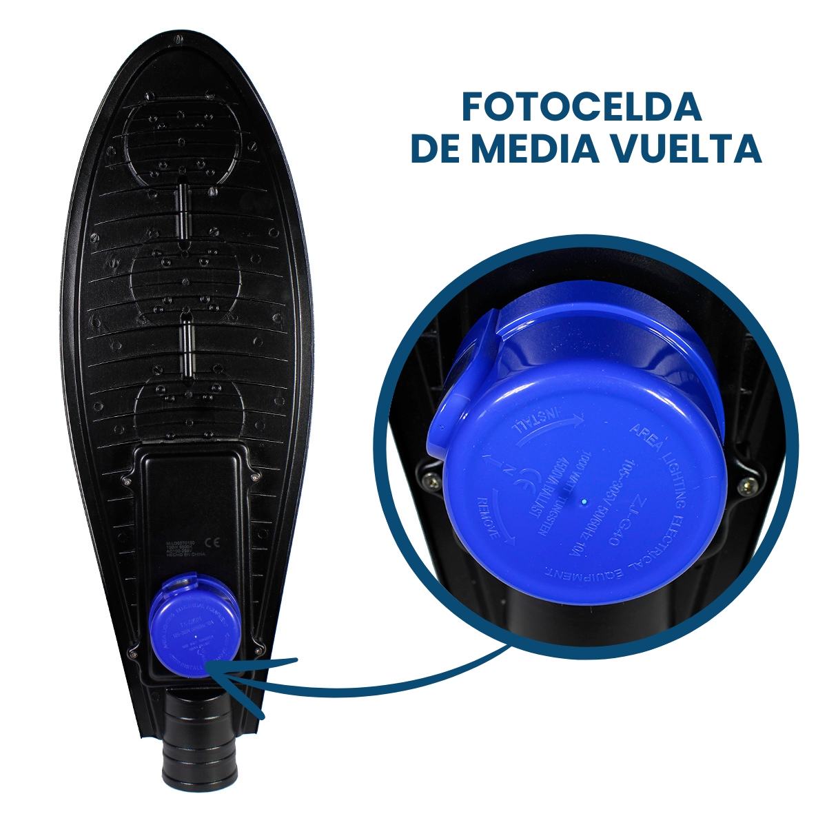 Lámpara suburbana 150W con supresor de picos