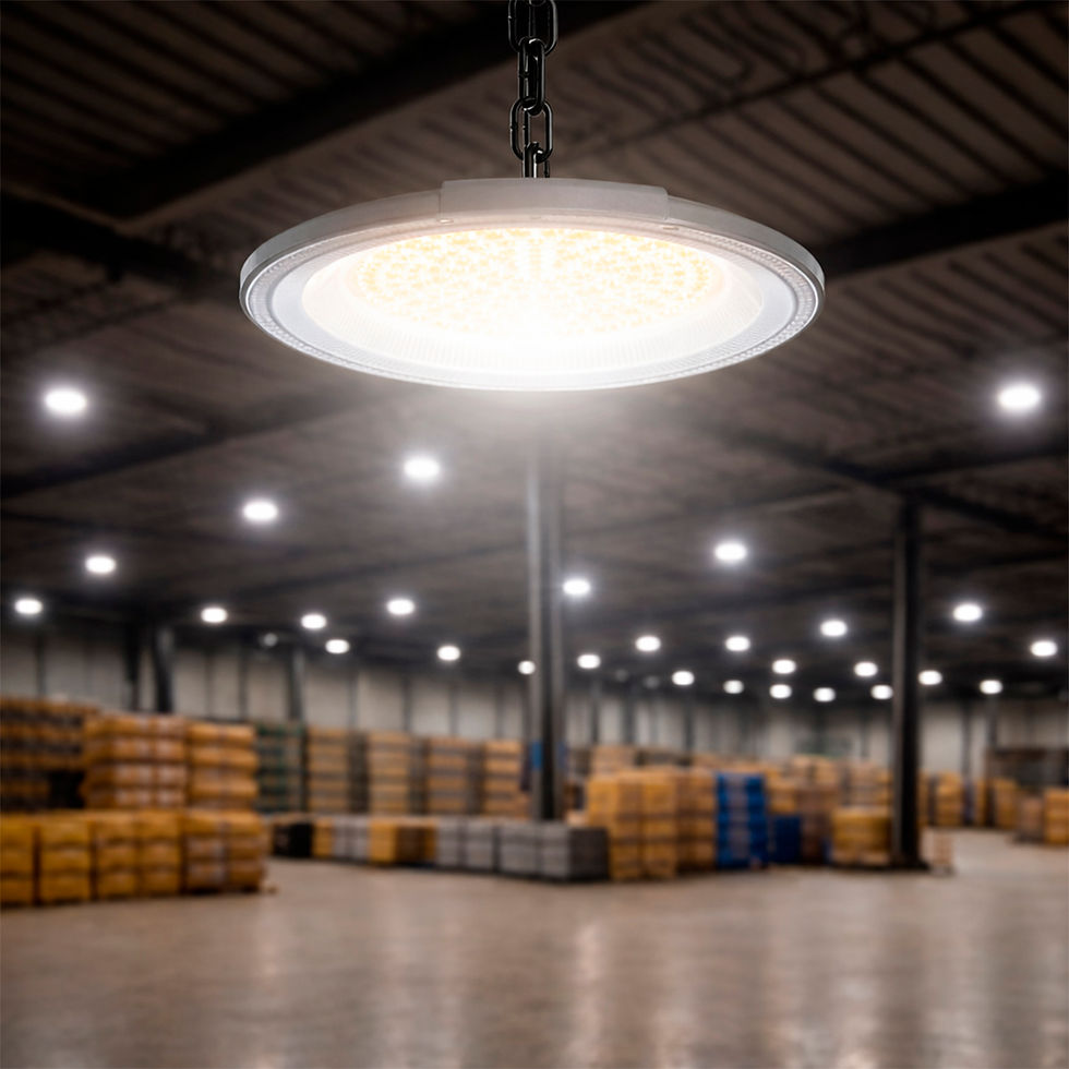 Miniatura: Lámpara Colgante LED Industrial de 100W con Argolla