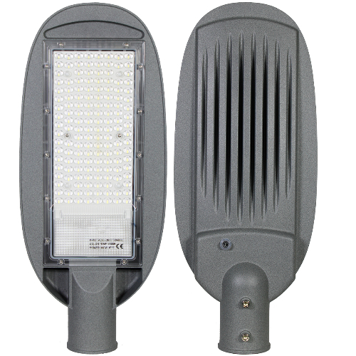 Lámpara Eléctrica LED 100W Color Gris/Fotocelda de Ojillo
